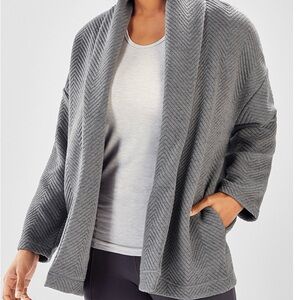 Fabletics Vanessa quilted cardigan. Size large.